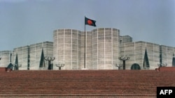 বাংলাদেশের জাতীয় সংসদ ভবন। 