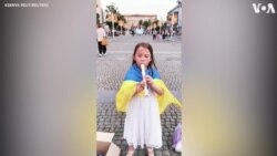 Ukrainian Girl Plays Recorder to Raise Money for Military 