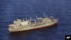 2일 걸프 해역에서 침몰한 이란 해군 훈련선 ‘하르크’ 호.