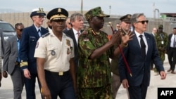 Le secrétaire d'Etat américain Anthony Blinken à Port-Au-Prince le 5 septembre 2024