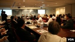 中国法官代表团在华盛顿威尔逊国际访问学人中心举办的研讨会