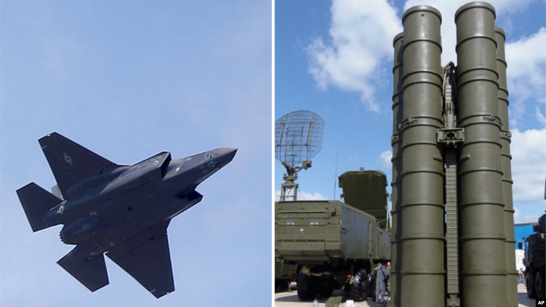 AQShning F-35 samolyoti va Rossiyaning S-400 mudofaa tizimi bir suratda