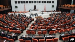  FILE - Turkey's parliament in Ankara.