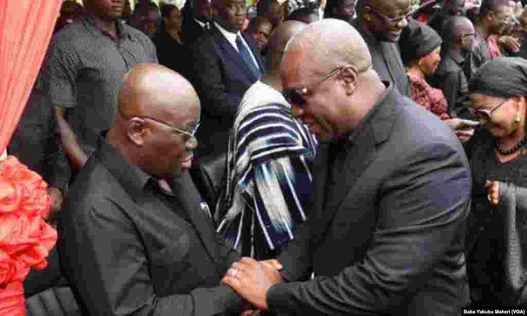 Nana Akufo Addo da John Dramani Mahama