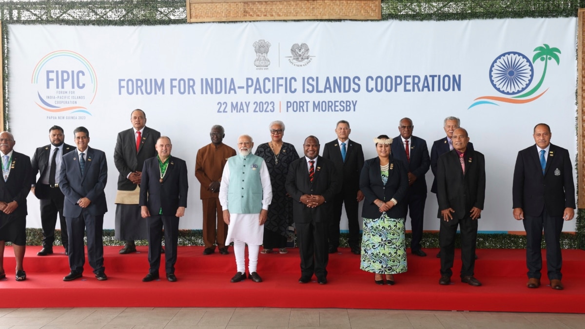 莫迪访问巴新与太平洋岛国领导人会面 分析认为印度具有独特优势抗衡中国