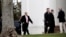 U.S. President-elect Donald Trump walks to the Lamington Presbyterian Church to attend Sunday services in Bedminster, New Jersey, Nov. 20, 2016. 