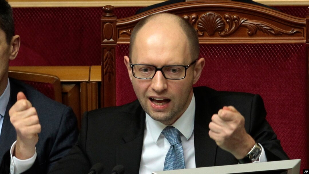 Thủ tướng Ukraine Arseniy Yatsenyuk yêu cầu Moscow chấp nhận và thực hiện chính sách không can thiệp vào đất nước ông