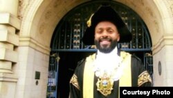 Magid Magid, the 12nd Lord Mayor of Sheffield, is the first Somali-born mayor in the city and the youngest ever. (Photo courtesy of the office of Magid Magid)