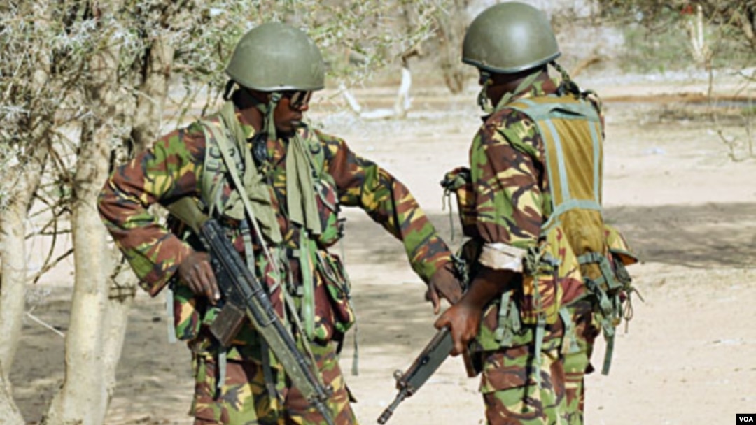 Pasukan keamanan Kenya di Liboi, perbatasan dengan Somalia (18/10). Pemerintah Amerika mengeluarkan peringatan kemungkinan bahaya serangan teroris di Kenya (Foto:ilustrasi).