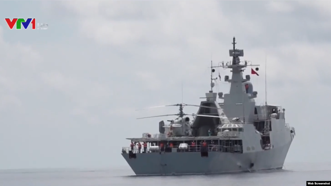Tàu Quang Trung 016. Ảnh: VTV