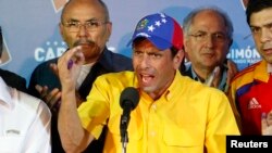 Henrique Capriles pidió al Consejo Nacional Electoral respeto por decisión del electorado. 