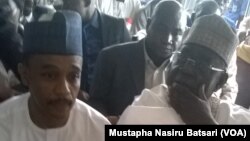 Tsohon Gwamnan Neja Dakta Mu'azu Babanhida Aliyu Tare Da Umar Nasko a Kotu