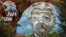 Mural depicting former South African President Nelson Mandela in Soweto, Dec. 12, 2012. 