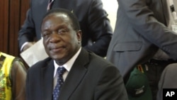 Emmerson Mnangagwa a été nommé vice-président mercredi 10 décembre 2014 lors du congrès de la Zanu PF à Harare, Zimbabwe.