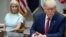 Tổng thống Trump tại Nhà Trắng hôm 12/6