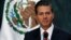 Mexico's President Enrique Pena Nieto gives a speech at the National Palace in Mexico City, Nov. 21 2017. 