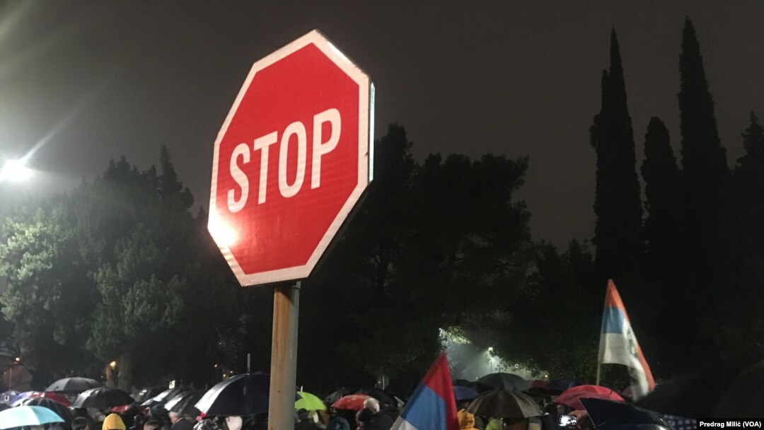 Protest u centru Podgorice