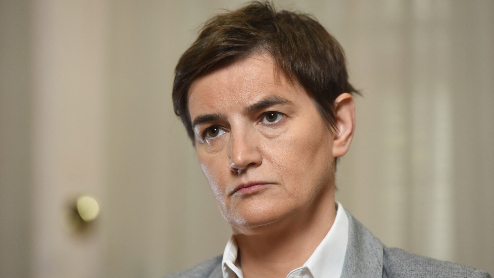 Predsednica Vlade Ana Brnabić tokom intervjua za agenciju Rojters
