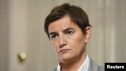 Predsednica Vlade Ana Brnabić tokom intervjua za agenciju Rojters