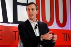 FILE - Jared Kushner, senior adviser to President Donald Trump, speaks during the TIME 100 Summit, in New York, April 23, 2019.