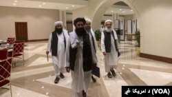 Délégation des talibans au Qatar.