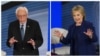 Clinton, Sanders mặt đối mặt trong cuộc tranh luận của ứng cử viên Dân chủ
