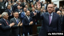 Cumhurbaşkanı ve AKP Geniş Başkanı Recep Tayyip Erdoğan partisinin meclisteki grup toplantısında konuştu.