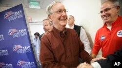 El senador republicano por Kentucky, Mitch McConnell, está optimista de llegar a conseguir la mayoría en el Senado.