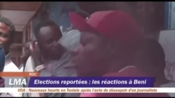 Réactions de la population sur le report des élections
