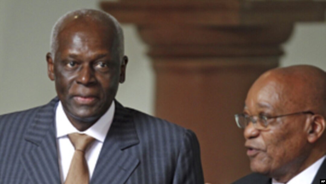 José Eduardo dos Santos e Jacob Zuma