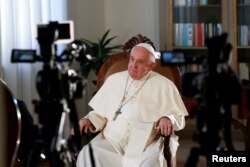 El papa Francisco conversó en exclusiva con Reuters, el sábado 2 de julio de 2022.