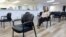 Andrea Gallegos, executive director of the Tulsa Women's Clinic, sits in an empty waiting room that was once crowded inside the clinic, in Tulsa, Oklahoma, June 20, 2022.