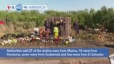 VOA60 America - Death Toll Rises to 53 in Texas as Migrant Families Wait for Answers