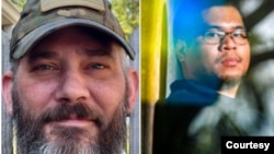 U.S. veterans and Alabama residents Alexander Drueke, 39, left, and Andy Tai Ngoc Huynh, 27, were in Ukraine assisting in the war against Russia. They haven't been heard from in days and are missing, members of Alabama's congressional delegation said.