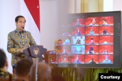 Presiden Jokowi mengatakan predikat WTP pada LKPP 2021 bukan tujuan akhir, namun penting bagaimana mengelola yang rakyat dengan sebaik-baiknya (Setpres RI)