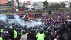 Continúan las manifestaciones en Ecuador