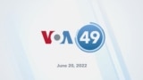VOA60 America - A 15-year-old boy killed, three adults, including a police officer, wounded in DC