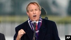 Ken Paxton gjatë fjalimit në Uashington më 6 janar 2021