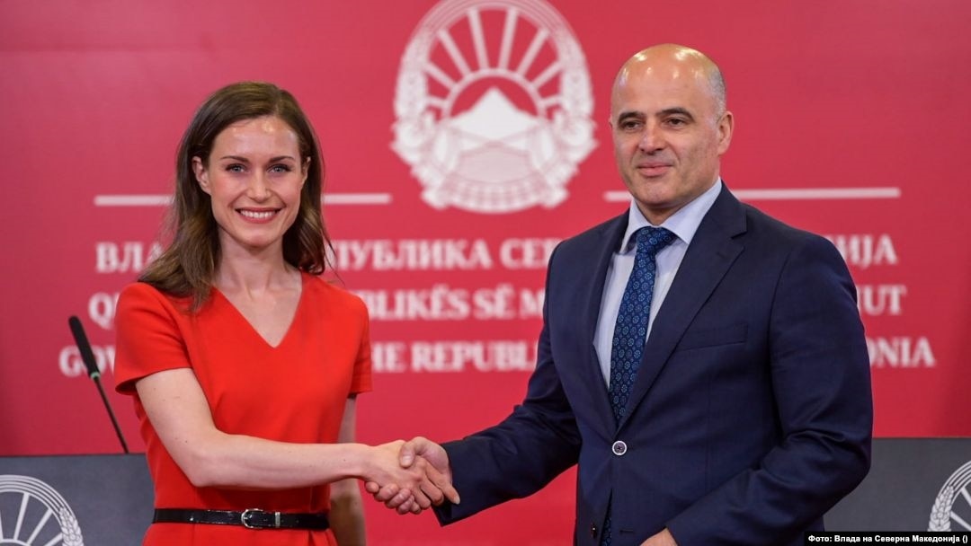 Нашата позиција во однос на Северна Македонија и Албанија е многу јасна – сакаме да видиме напредок, двете земји во иднина да станат членки на ЕУ, рече финската премиерка при денешната посета на Скопје