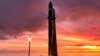 Roket Electron Rocket Lab menunggu di landasan peluncuran di semenanjung Mahia, Selandia Baru, Selasa, 28 Juni 2022. (RocketLab viaAP)