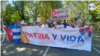 Decenas de cubanos marchan en Madrid para conmemorar primer aniversario de las protestas en Cuba