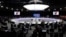 File: A view of the Meeting of the North Atlantic Council Session with heads of state at the NATO summit at the IFEMA arena in Madrid, June 30, 2022. 