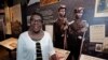  Pamela Junior, director of The Two Mississippi Museums, speaks about the historical roots of Juneteenth, as she stands before one of the exhibits in the Mississippi Civil Rights Museum, June 16, 2022, in Jackson.