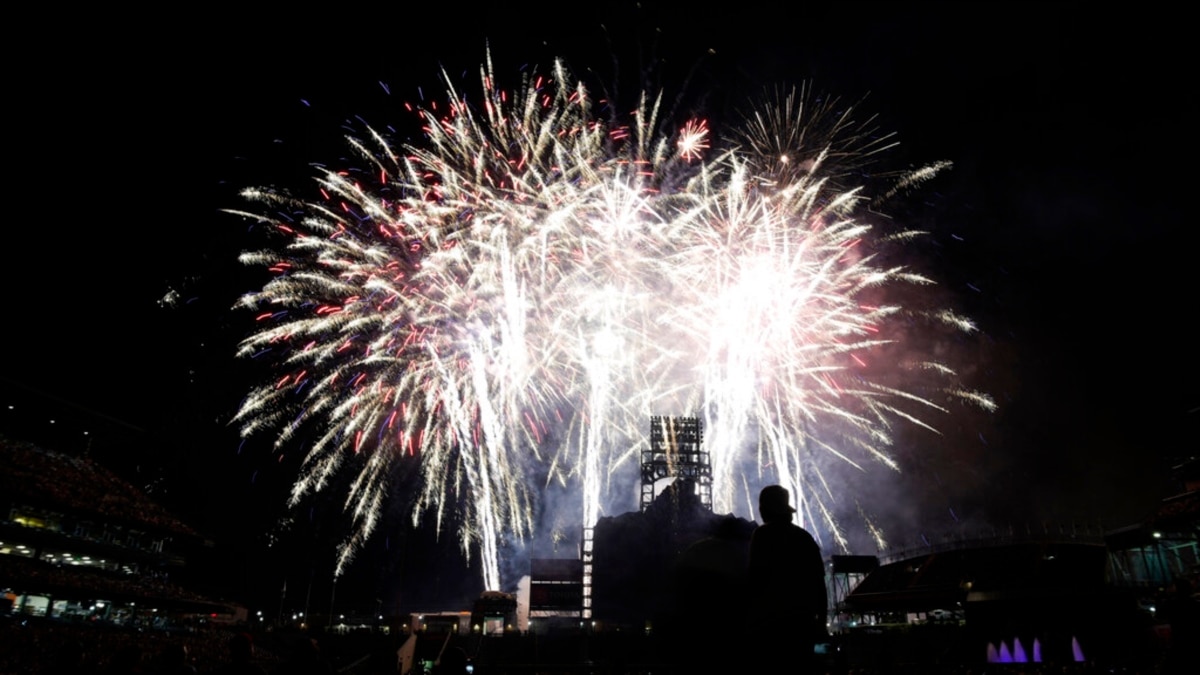 Coors Field on Independence Day Eve: - Colorado Rockies