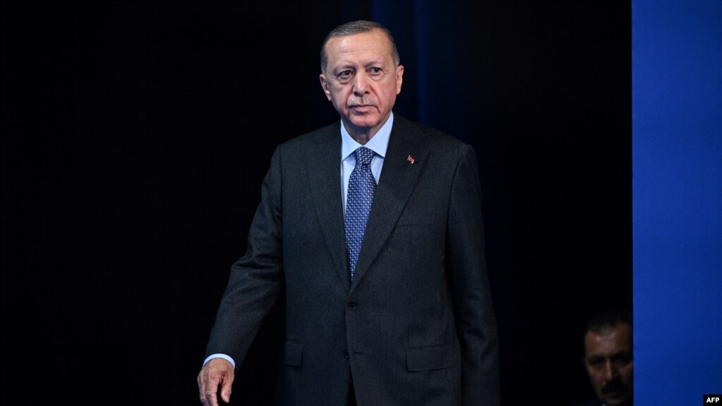 土耳其总统塔伊普·埃尔多安。(photo:VOA)