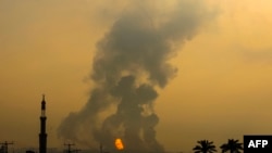 حمله هوایی اسرائیل به مواضع حماس در غزه. ١٨ ژوئن ٢٠٢٢