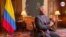El presidente de Colombia, Iván Duque, en entrevista con la Voz de América, en Washington DC, el miércoles 15 de junio de 2022.