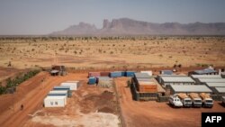 Le camp de la Mission des Nations Unies au Mali (Minusma) à Douentza, région de Mopti le 5 novembre 2021.