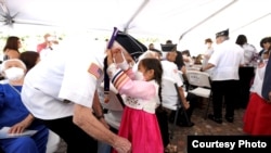 한국전쟁 72주년을 맞아 주호놀룰루 한국영사관과 미군한국전참전용사회 하와이 1지부가 주최한 추모행사가 25일 하와이 태평양국립묘지에서 열렸다. 사진: 한미자유안보정책센터(KAFSP).