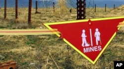 Obaveštenje za protivpešadijske mine, ilustracija